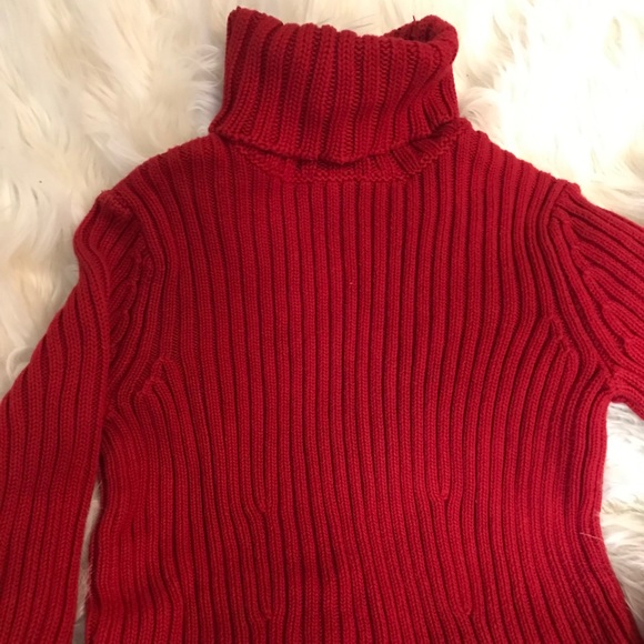 Old Navy Women’s turtleneck red sweater size small - Picture 2 of 6